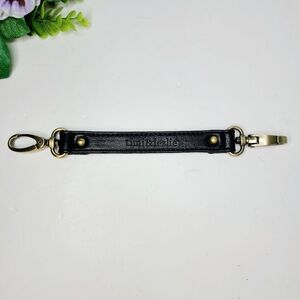 NWOT Timi & Leslie Black Vegan Leather Short Bag Strap